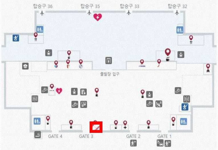김해국제공항 국내선터미널 2층 일반 과자류전문점