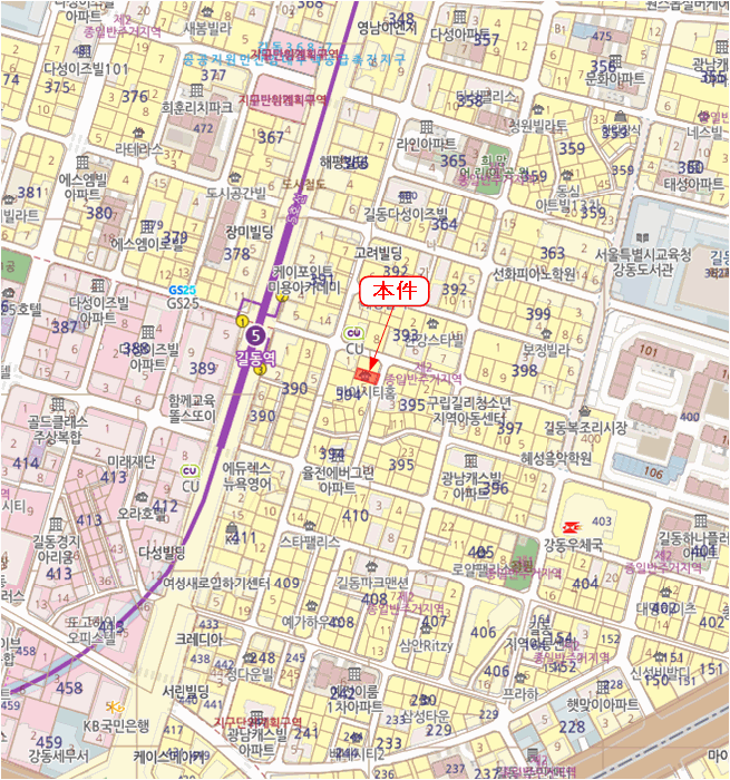 서울특별시 강동구 길동 394-4 마이씨티홈  2층204호