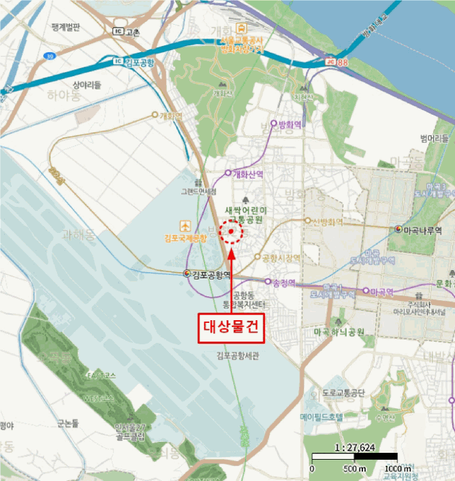 서울특별시 강서구 방화동 645-37 다온아르떼  제3층 제304호