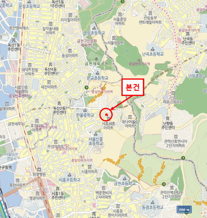 서울특별시 금천구 시흥동 796-5 가온빌리지 제에이동 제4층 제402호