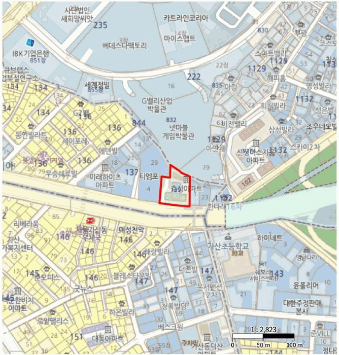 서울특별시 구로구 가리봉동 139 효성아파트  제1층 제106호