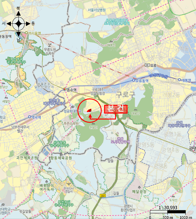 서울특별시 구로구 오류동 358 다원리치타운 제107동 제5층 제501호