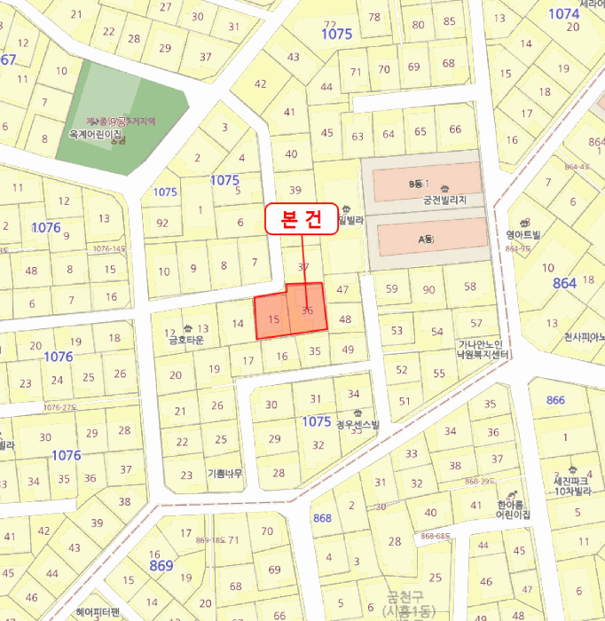서울특별시 금천구 독산동 1075-15 서래하우스  제4층 제403호