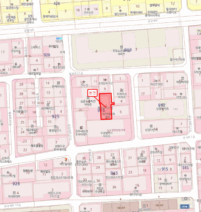 서울특별시 강서구 화곡동 916-7 혜성오피스텔  제11층 제1104호