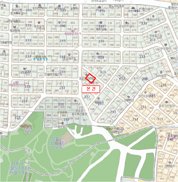 서울특별시 성북구 장위동 233-555 청운트윈스빌  3층302호