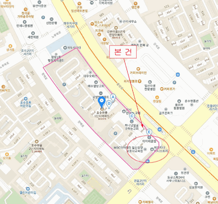 경기도 고양시 일산동구 장항동 902 호수마을1단지 동관동 1층1139호