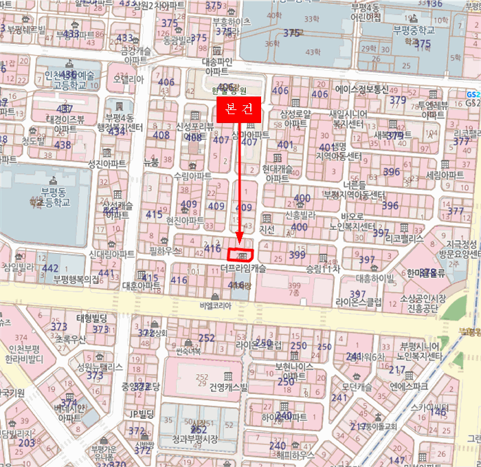 인천광역시 부평구 부평동 416-28 더프라임캐슬  12층1201호