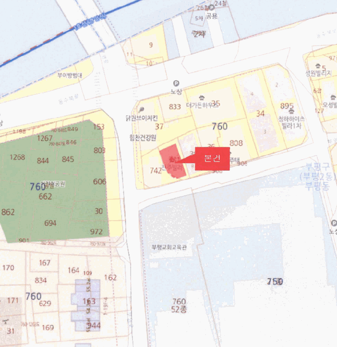 인천광역시 부평구 부평동 760-741 진주빌라  5층502호