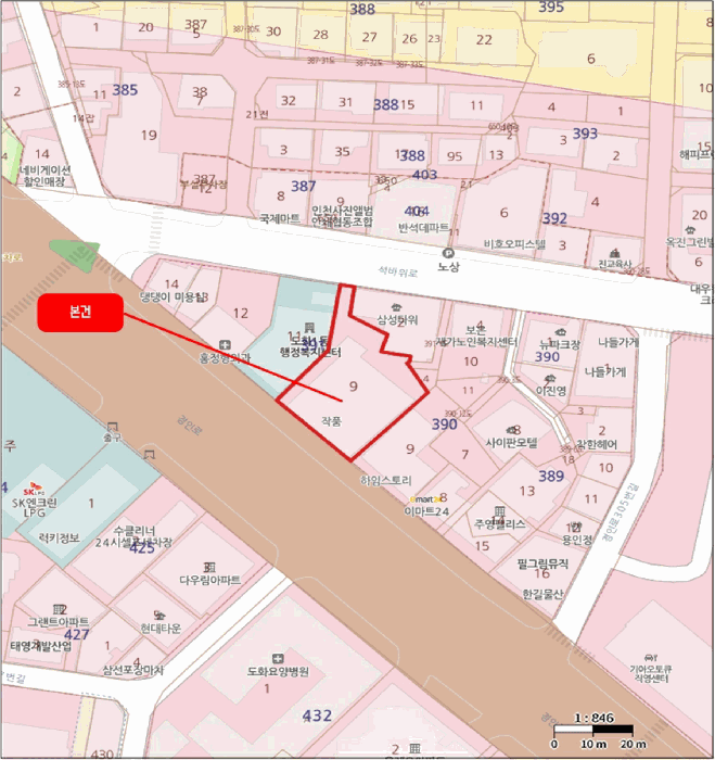 인천광역시 미추홀구 도화동 391-9  11층1101호