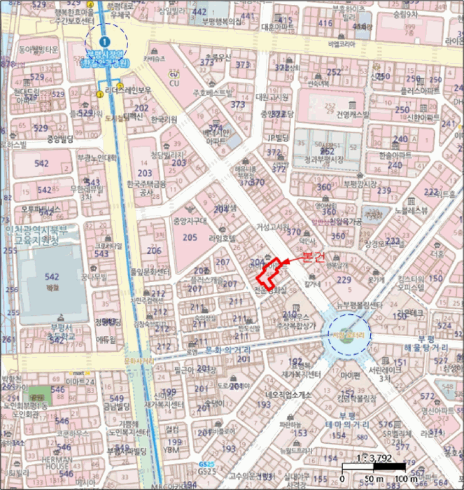 인천광역시 부평구 부평동 204-45 무한레뷰  3층304호