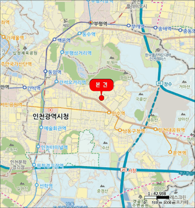 인천광역시 남동구 만수동 866-13 제이탑스빌 비동 6층601호
