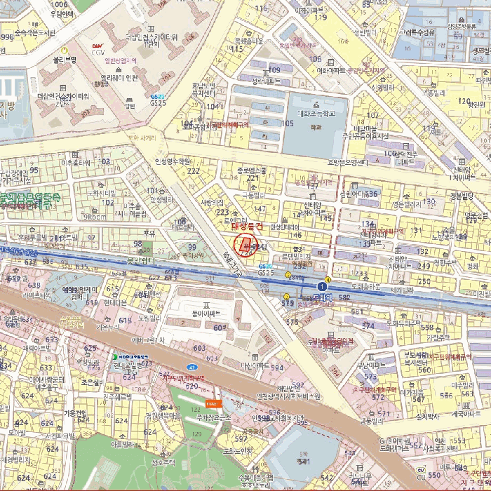인천광역시 미추홀구 도화동 224-2 청담캐슬  5층501호