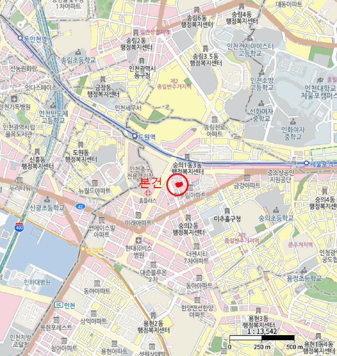 인천광역시 미추홀구 숭의동 146-6 신영아이폴리스1차  4층406호