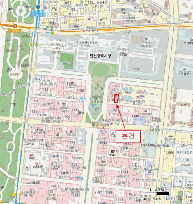 인천광역시 남동구 구월동 1139-5 제이앤제이오피스텔  4층403호