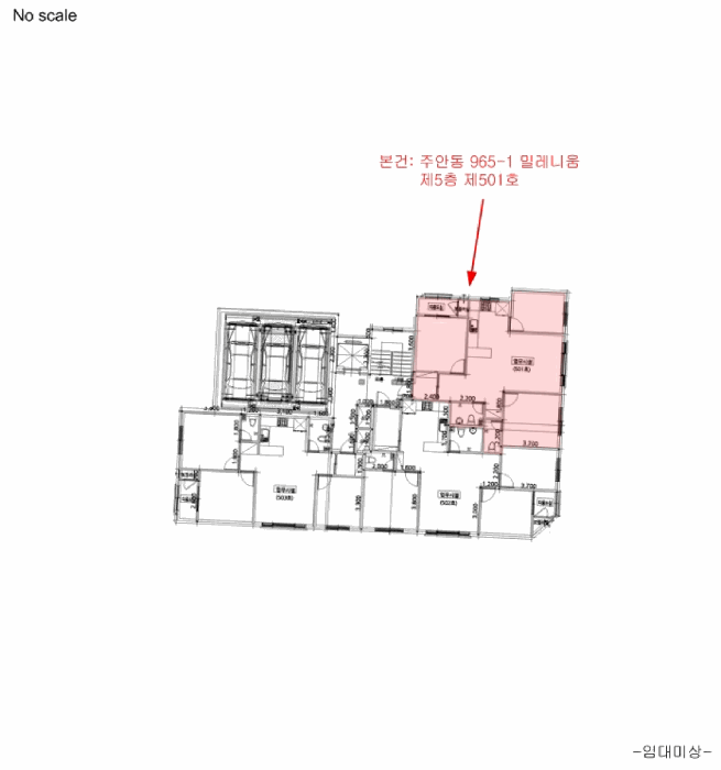 인천광역시 미추홀구 주안동 965-1 밀레니움  5층501호