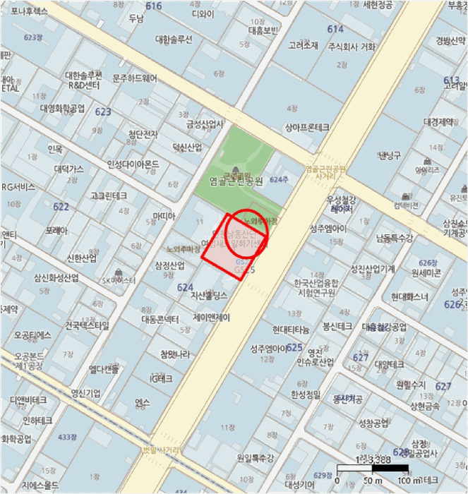 인천광역시 남동구 남촌동 624-3 제이케이루체스타지식산업센터  11층1123호