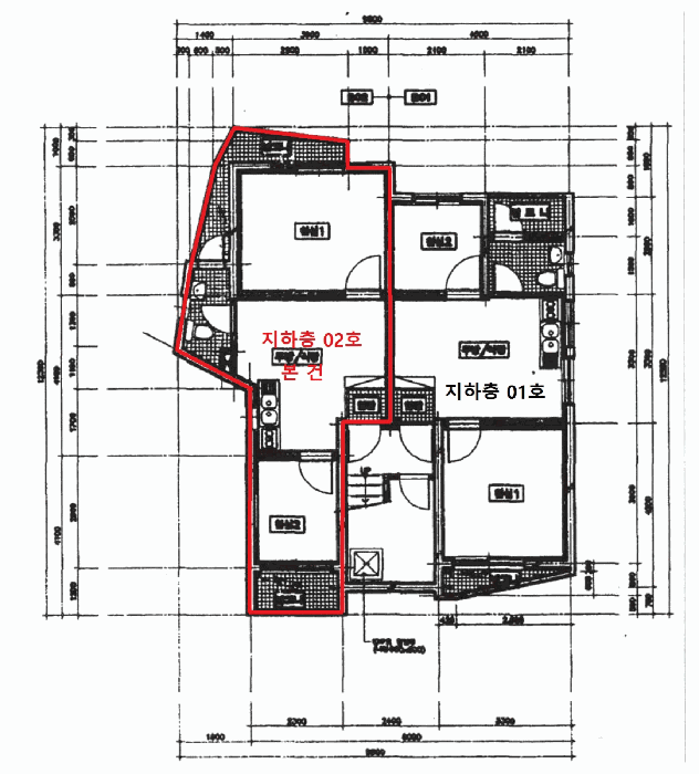 인천광역시 미추홀구 학익동 306-54 별장그린빌라  지하층02호