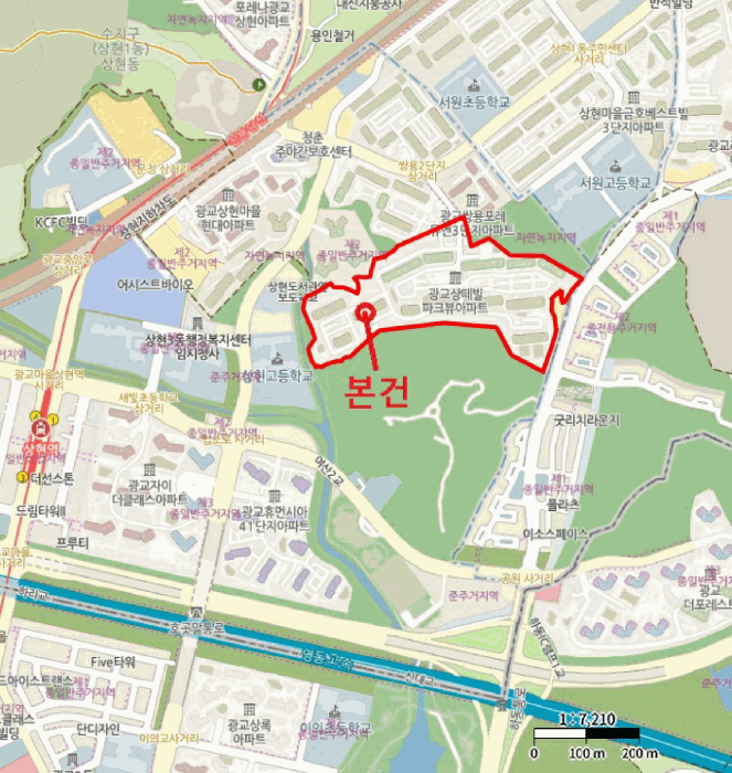 경기도 용인시 수지구 상현동 866 광교상떼빌파크뷰 4803동 20층2003호