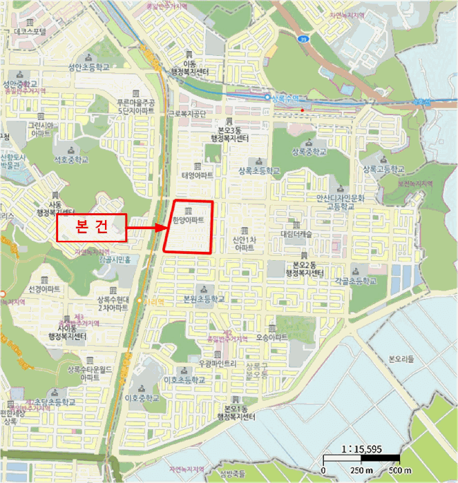 경기도 안산시 상록구 본오동 880 한양아파트 11동 5층501호