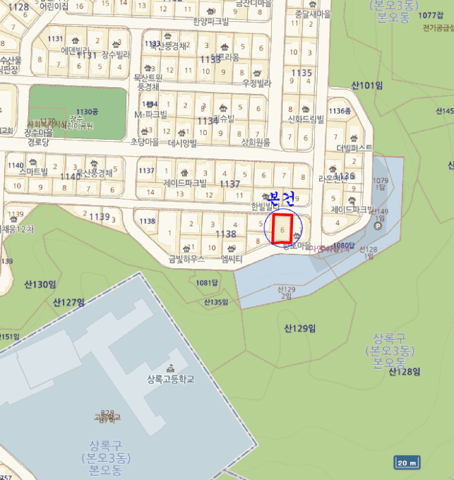 경기도 안산시 상록구 본오동 1138-6  3층302호