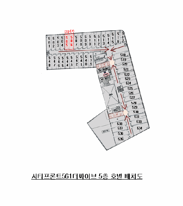 경기도 시흥시 장현동 671-5 시티프론트561더파이브  5층505호