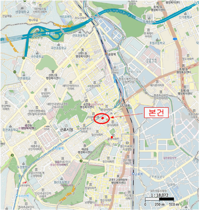 경기도 군포시 금정동 743-9 길남타운  8층801호