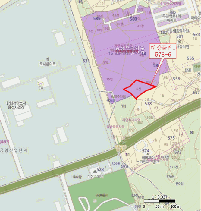 충청북도 음성군 금왕읍 무극리 578-6