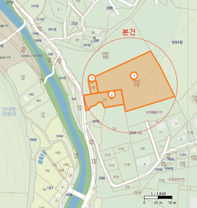 경상북도 경주시 산내면 대현리 204-2