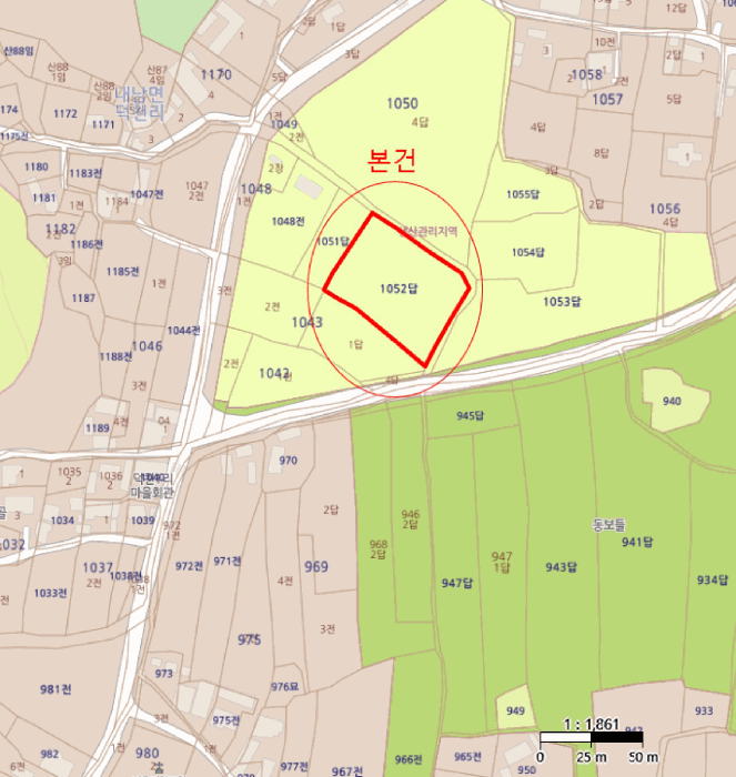 경상북도 경주시 내남면 덕천리 1052