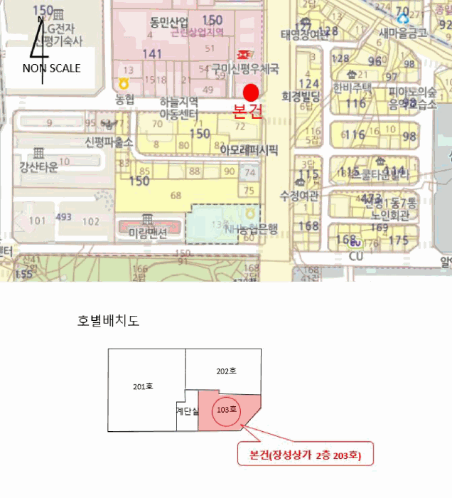 경상북도 구미시 신평동 150-17 장성상가  2층203호