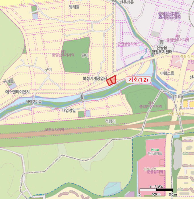 경상북도 구미시 산동읍 적림리 152-4
