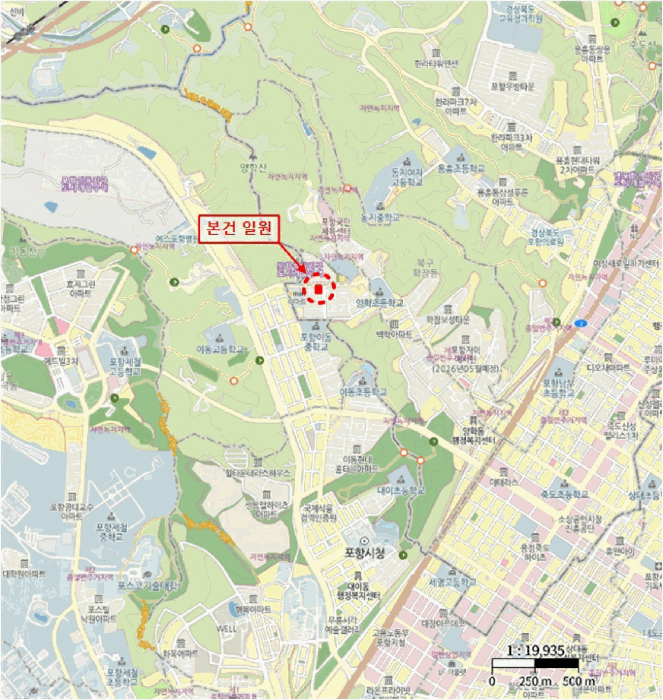 경상북도 포항시 북구 득량동 305-4 초원힐트리움 1층 101호