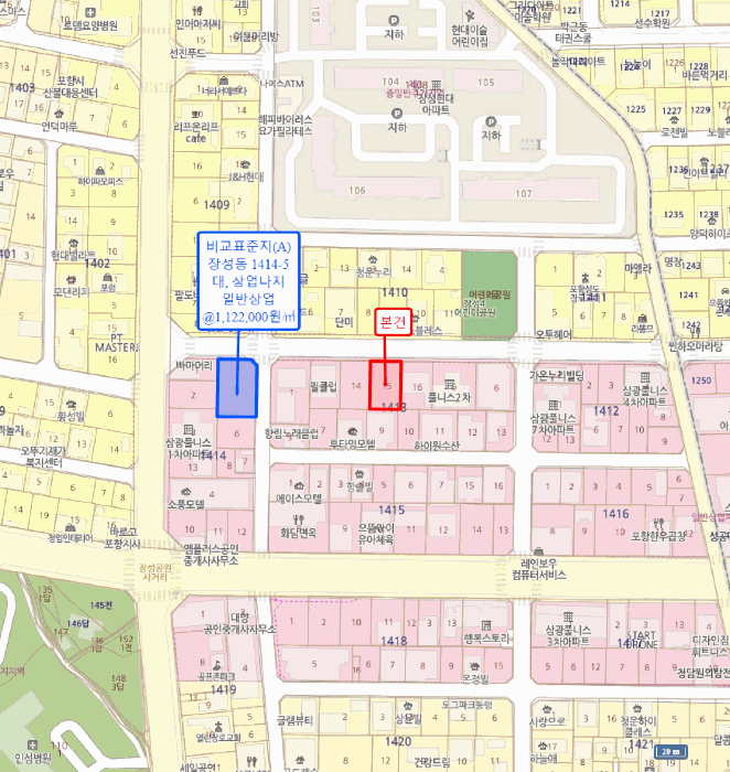 경상북도 포항시 북구 장성동 1413-15