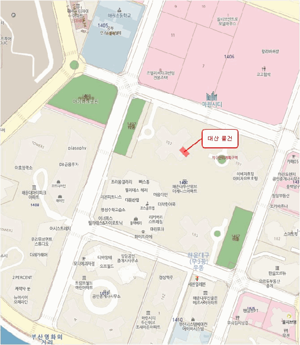 부산광역시 해운대구 우동 1407 해운대두산위브더제니스 102동 59층5912호