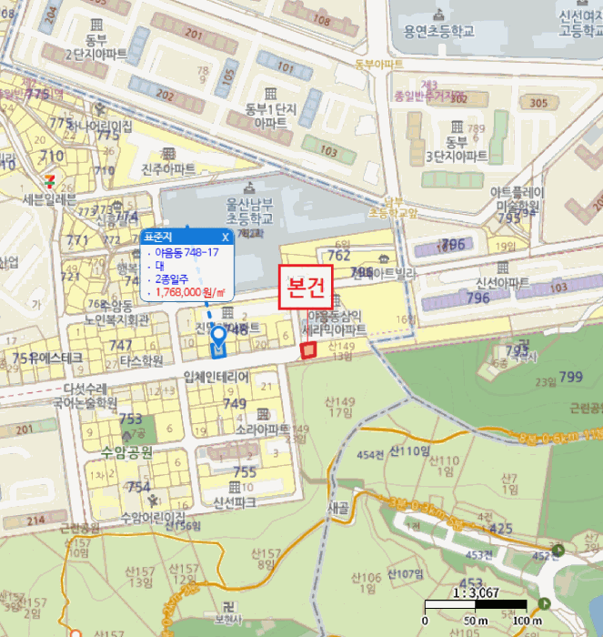 울산광역시 남구 야음동 산149-16