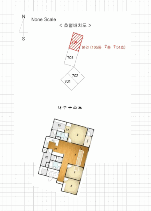 경상남도 양산시 주진동 710 양산천년가더힐 105동 7층704호