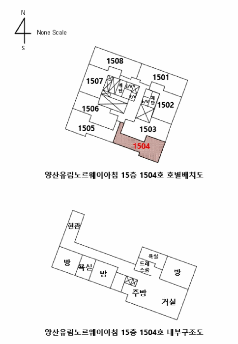 경상남도 양산시 물금읍 가촌리 1290-2 양산유림노르웨이아침  15층1504호