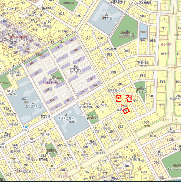 울산광역시 북구 호계동 995-4