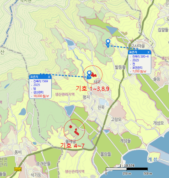 경상남도 남해군 설천면 진목리 716