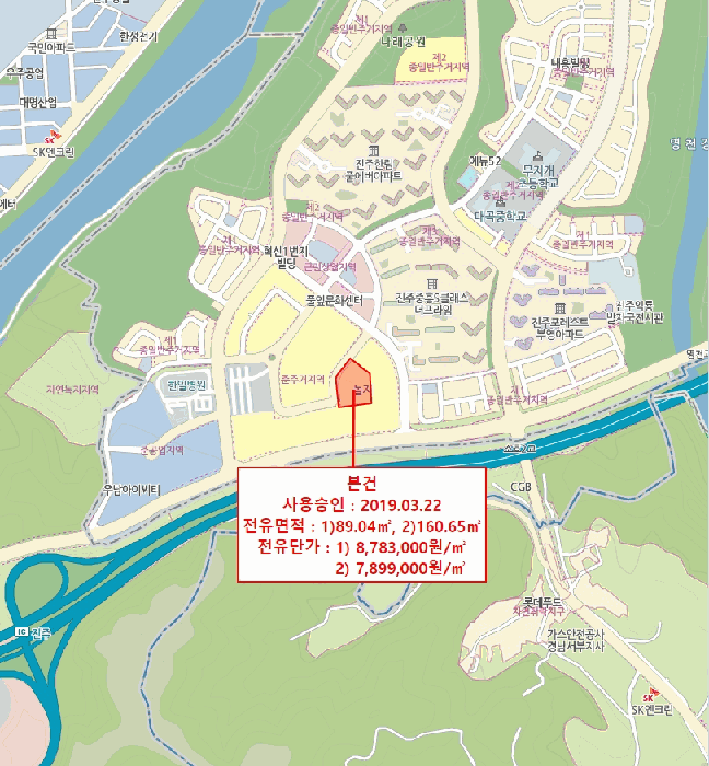 경상남도 진주시 충무공동 87-23 주1동  1층비105호