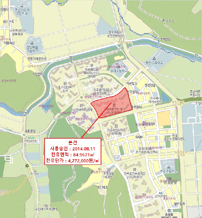 경상남도 진주시 초전동 1670 초전해모로루비채4단지 407동 4층401호
