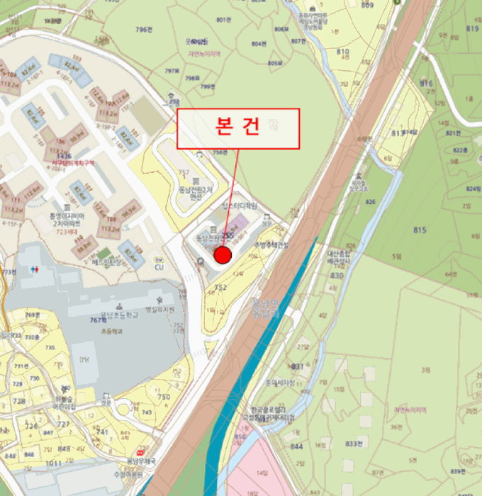 경상남도 통영시 용남면 동달리 755-3 동남전원맨션  5층505호