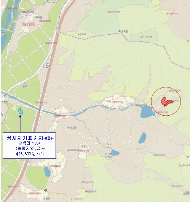 경상남도 밀양시 산내면 송백리 126-5