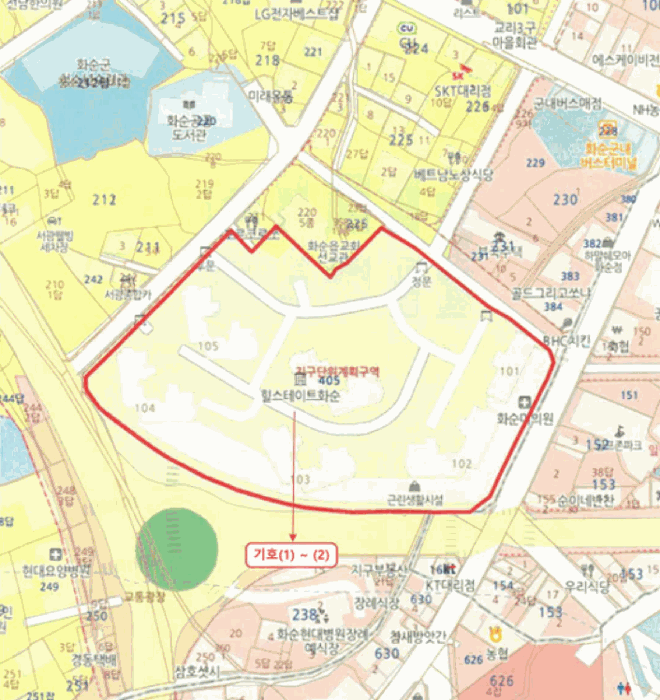 전라남도 화순군 화순읍 교리 405 힐스테이트화순 114동 1층126호