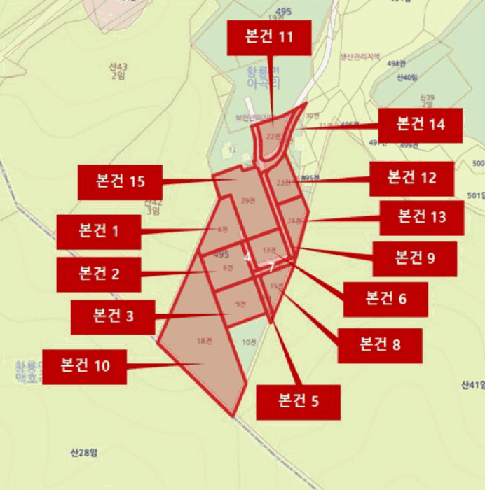 전라남도 장성군 황룡면 아곡리 495-4