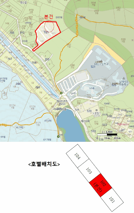 광주광역시 서구 매월동 355-6 풍암.매월라루체더테라스 104동 1,2층102호