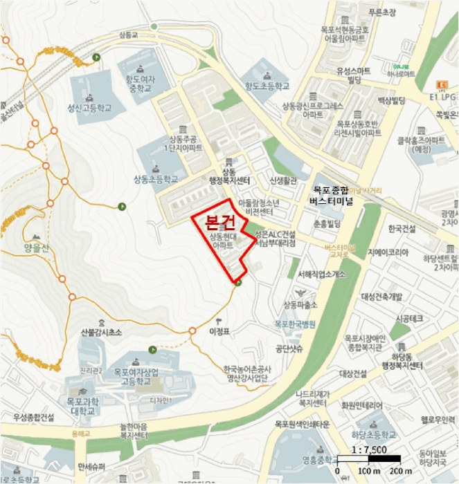전라남도 목포시 상동 764 상동현대아파트 103동 5층 502호