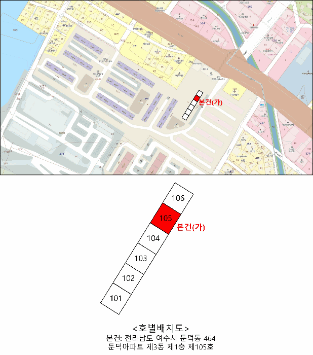 전라남도 여수시 둔덕동 464 둔덕아파트 3동 1층105호